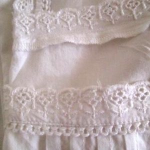 PURE COTTON LACE PINTUCK SLEEPWEAR