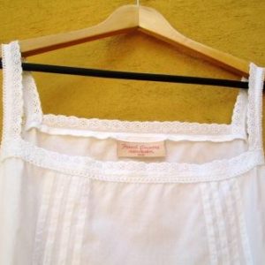 PURE COTTON LACE PINTUCK SLEEPWEAR